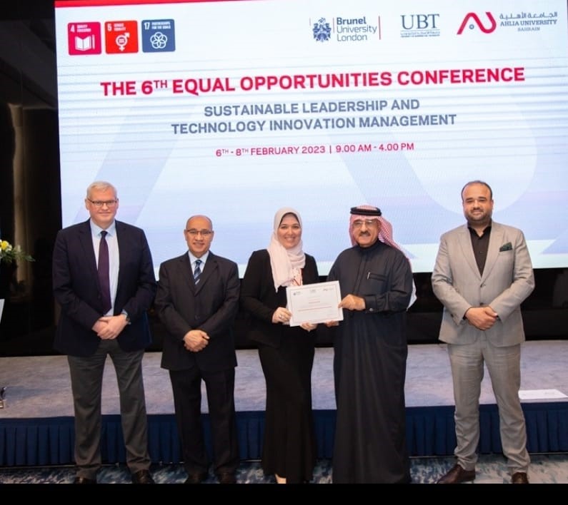 Dr. Marwa Abouhasan in the 6th Equal Opportunities Conference