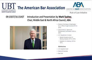 MoU with the American Bar association